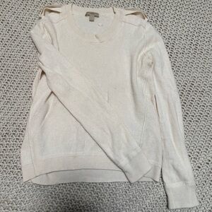 Burberry Beige/Cream Knit Vintage Sweater